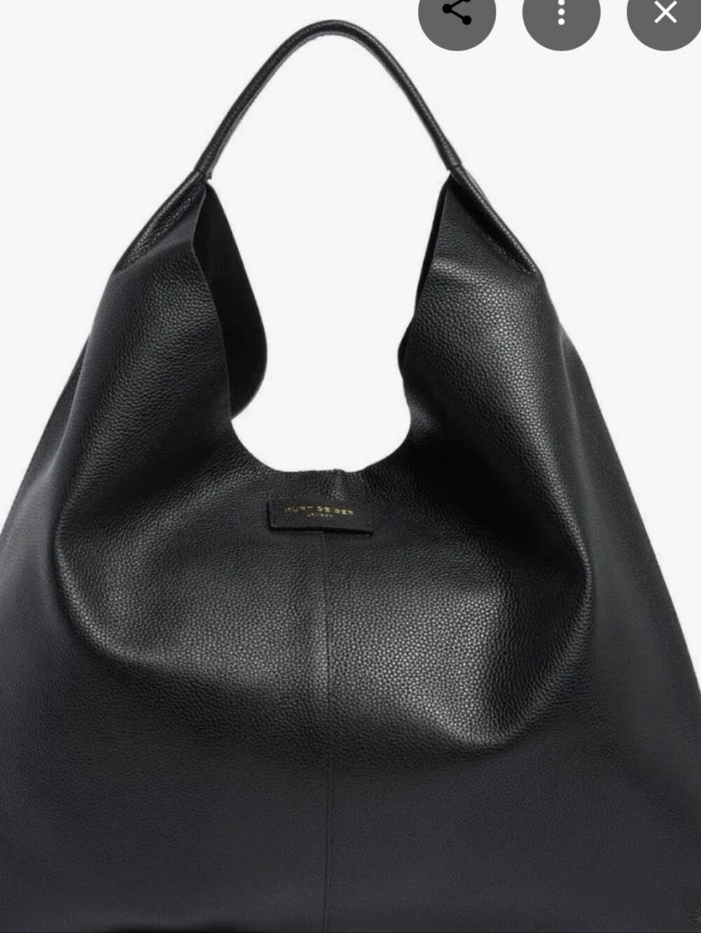 Kurt Geiger NWT Black "The Violet" Hobo Bag W/Dustbag